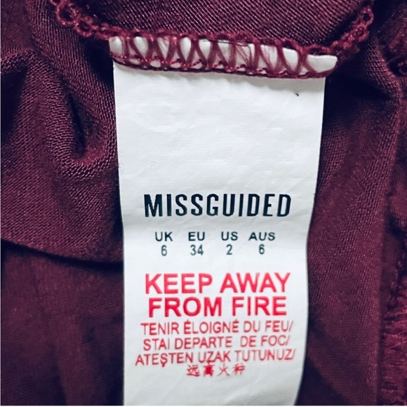 MISSGUIDED Maroon High Turtleneck Long Sleeve Bodysuit - Picture 5 of 5